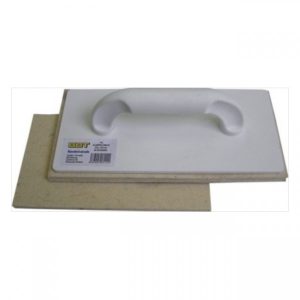 Hladítko plastové 280 x 140 x 10 mm s bielou plsťou